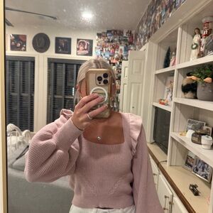 Elegant Pink Sweater